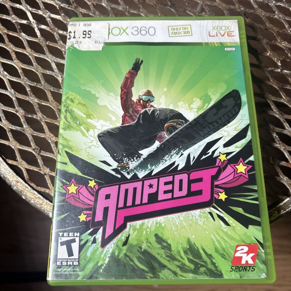 Amped 3 Snowboarding Xbox 360 No Manual Tested And Working